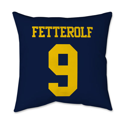 Michigan - NCAA Women's Lacrosse : Jane Fetterolf - Graphic Pillow 16x16-1