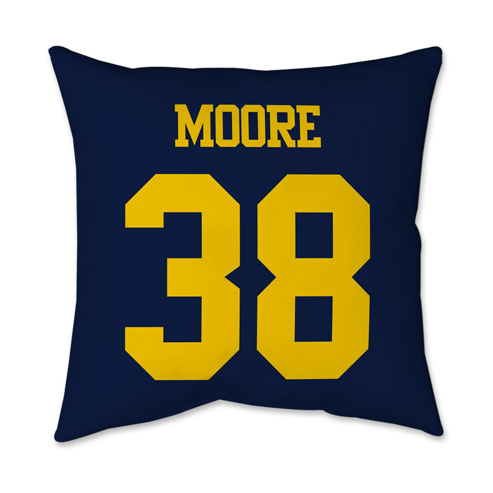 Michigan - NCAA Baseball : Slade Moore - Graphic Pillow 16x16-1