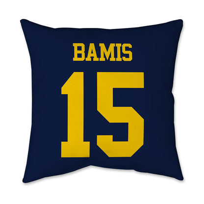 Michigan - NCAA Women's Volleyball : Jacyn Bamis - Graphic Pillow 16x16-1