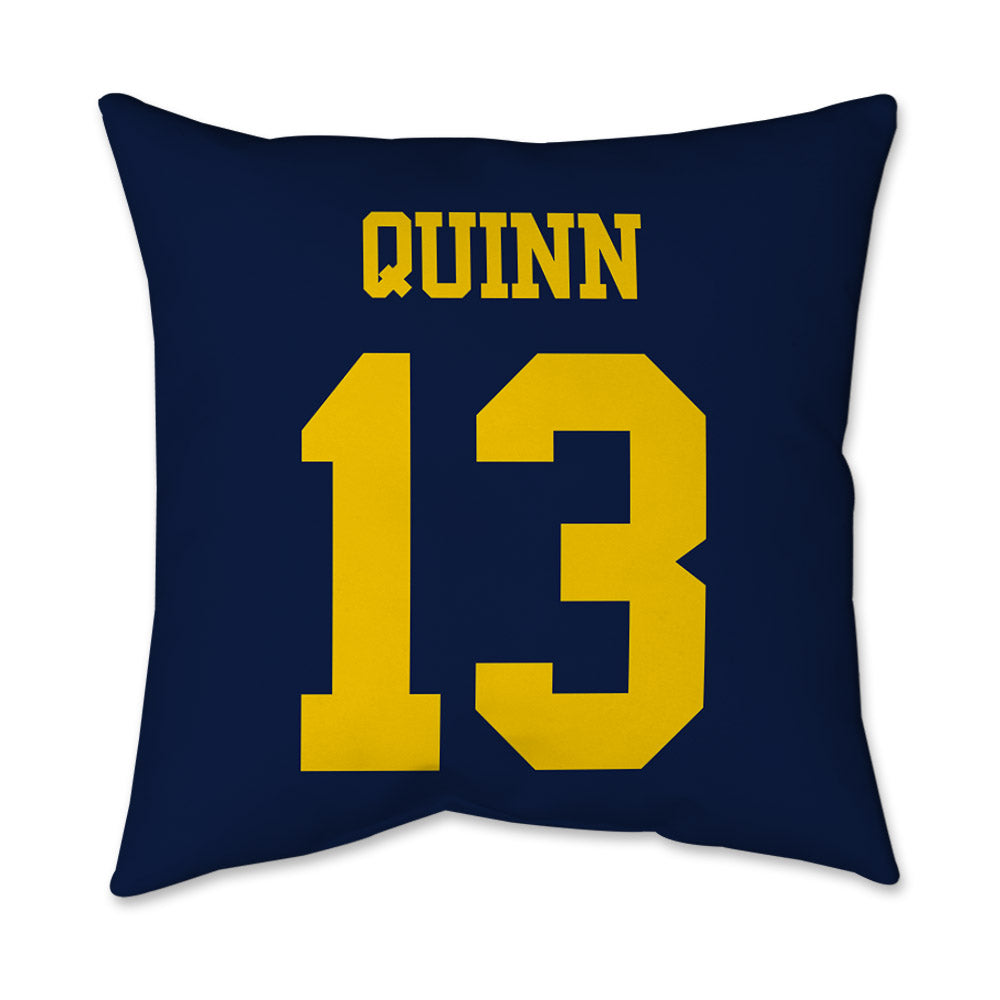 Michigan - NCAA Men's Lacrosse : Crandall Quinn - Graphic Pillow 16x16-1