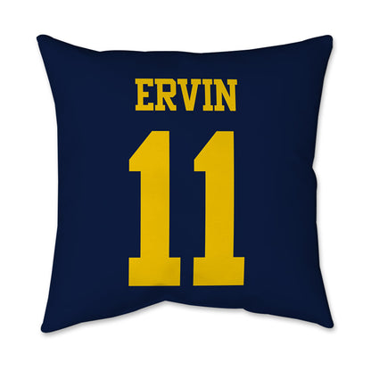 Michigan - NCAA Women's Soccer : Elle Ervin - Graphic Pillow 16x16-1