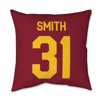 Iowa State - NCAA Football : Montreze Smith - Graphic Pillow 16x16-1