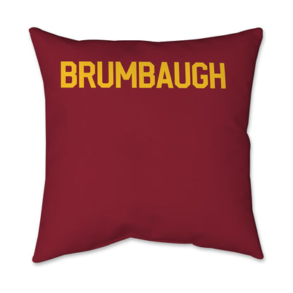 Iowa State - NCAA Women's Track & Field : Jadan Brumbaugh - Graphic Pillow 16x16-1