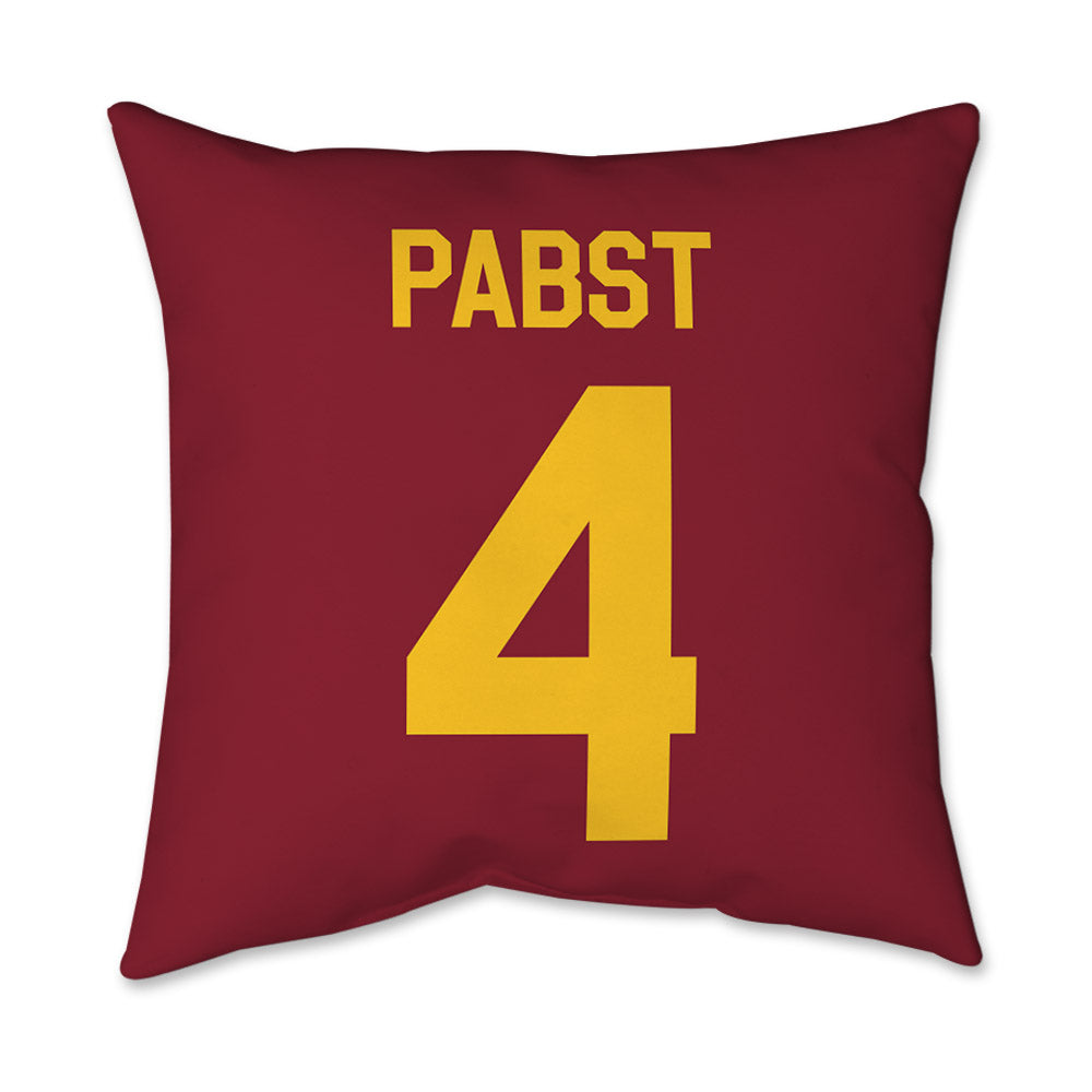 Iowa State - NCAA Football : Carter Pabst - Graphic Pillow 16x16-1