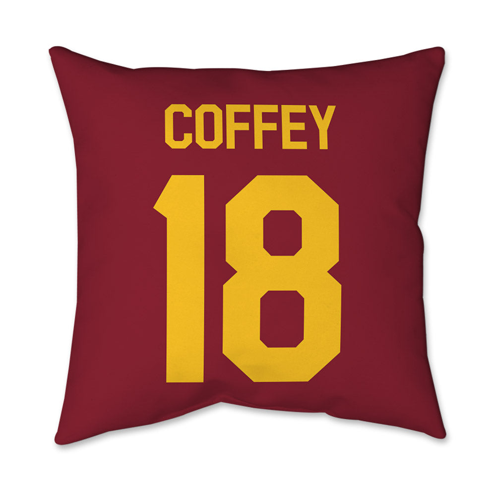 Iowa State - NCAA Football : David Coffey - Graphic Pillow 16x16-1