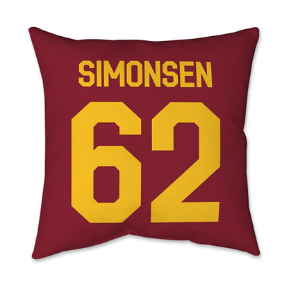 Iowa State - NCAA Football : Braden Simonsen - Graphic Pillow 16x16-1