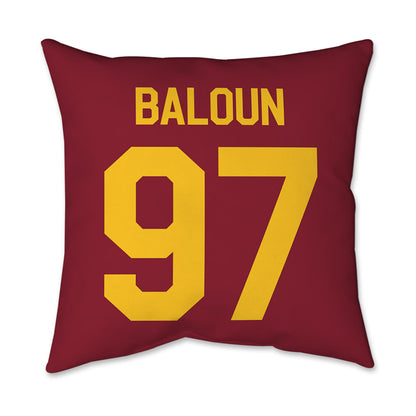 Iowa State - NCAA Football : Max Baloun - Graphic Pillow 16x16-1