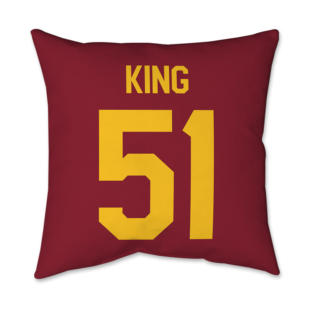 Iowa State - NCAA Football : Maasai King - Graphic Pillow 16x16-1