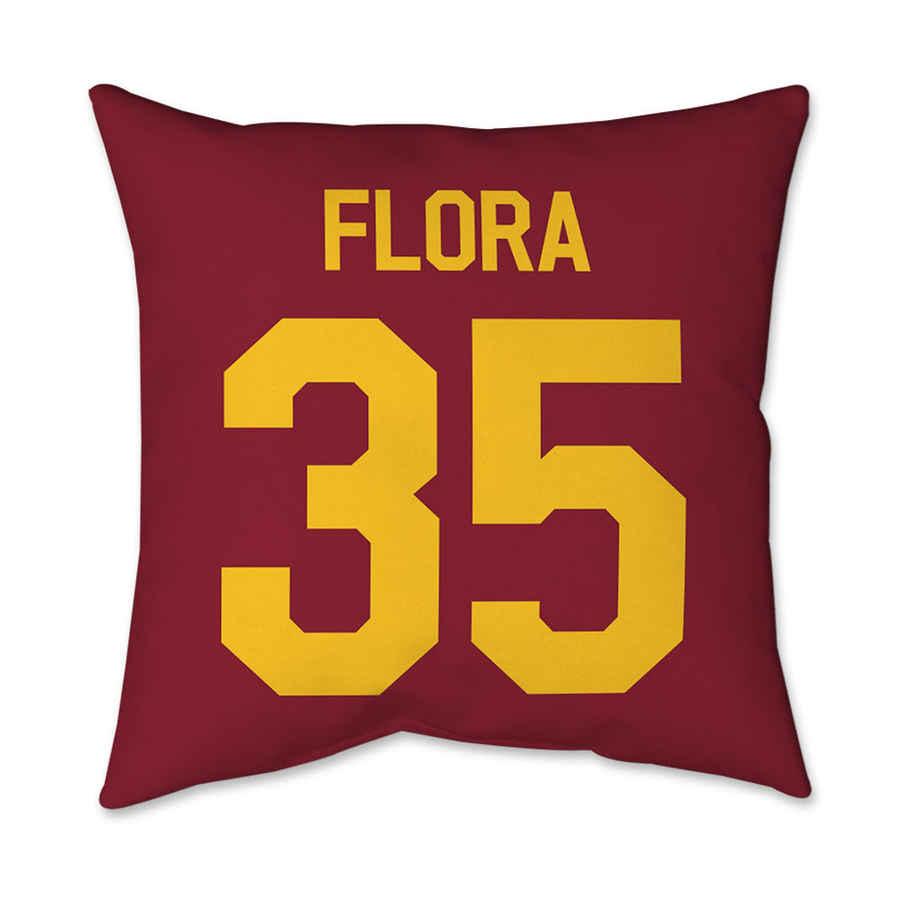 Iowa State - NCAA Football : Aiden Flora - Graphic Pillow 16x16-1