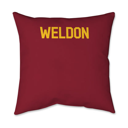 Iowa State - NCAA Women's Gymnastics : Finley Weldon - Graphic Pillow 16x16-1