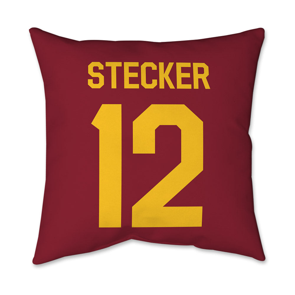 Iowa State - NCAA Football : Ethan Stecker - Graphic Pillow 16x16-1