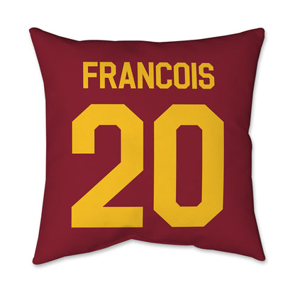 Iowa State - NCAA Football : Caleb Francois - Graphic Pillow 16x16-1
