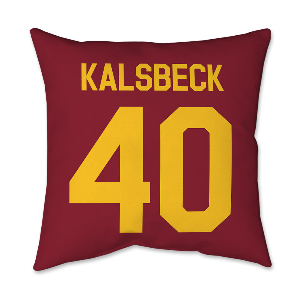 Iowa State - NCAA Football : Landon Kalsbeck - Graphic Pillow 16x16-1