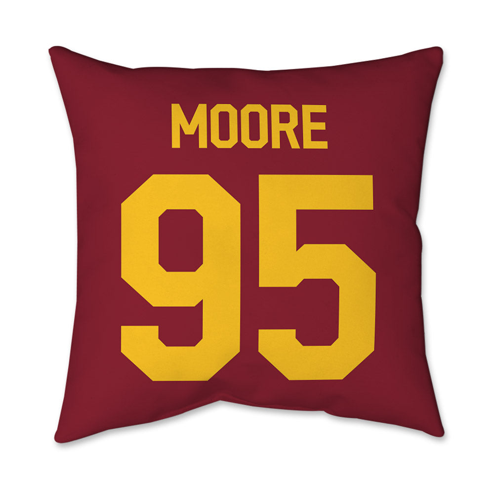 Iowa State - NCAA Football : Kamori Moore - Graphic Pillow 16x16-1