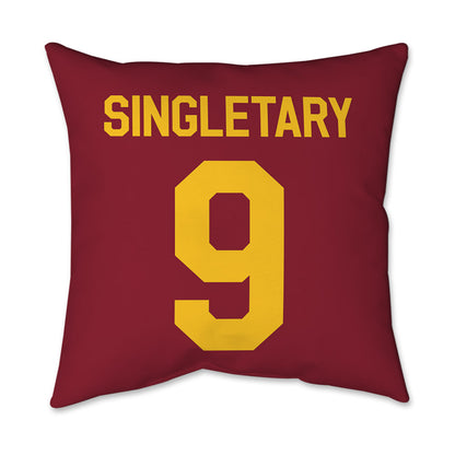 Iowa State - NCAA Football : Jaheim Singletary - Graphic Pillow 16x16-1
