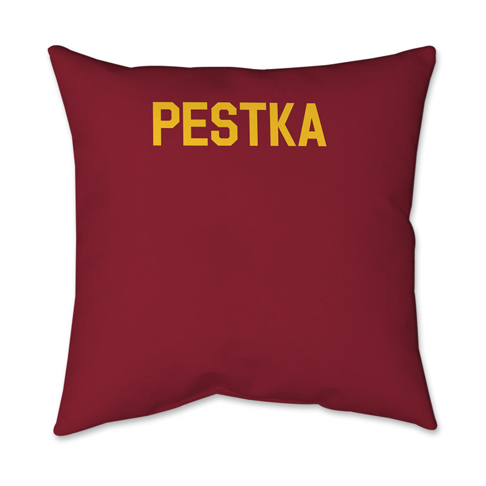 Iowa State - NCAA Men's Track & Field : Nathan Pestka - Graphic Pillow 16x16-1