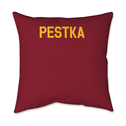 Iowa State - NCAA Men's Track & Field : Nathan Pestka - Graphic Pillow 16x16-1