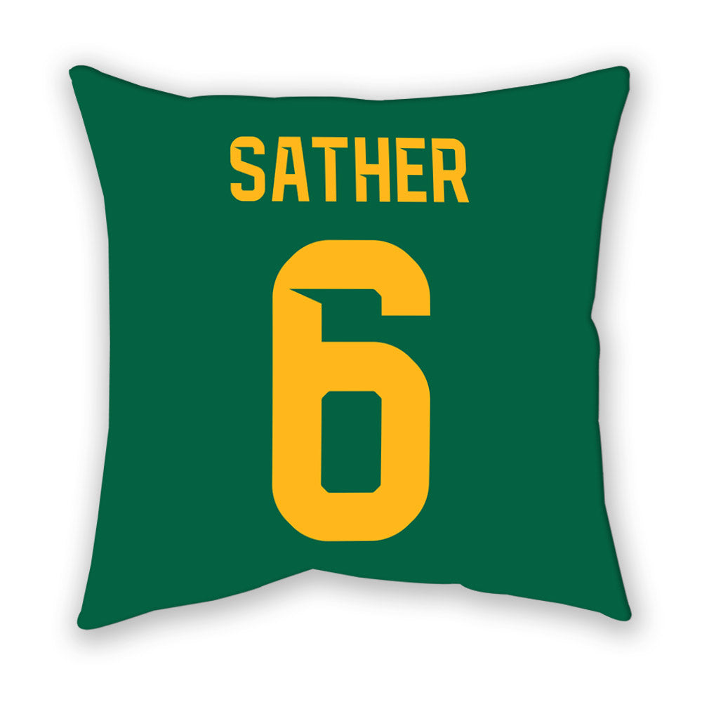 Baylor - NCAA Women's Soccer : Noelle Sather - Pillow-1