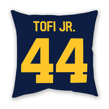 UC Berkeley - NCAA Football : John Tofi Jr. - Graphic Pillow-1