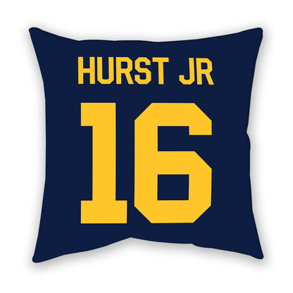 UC Berkeley - NCAA Football : Michael Hurst Jr - Graphic Pillow-1