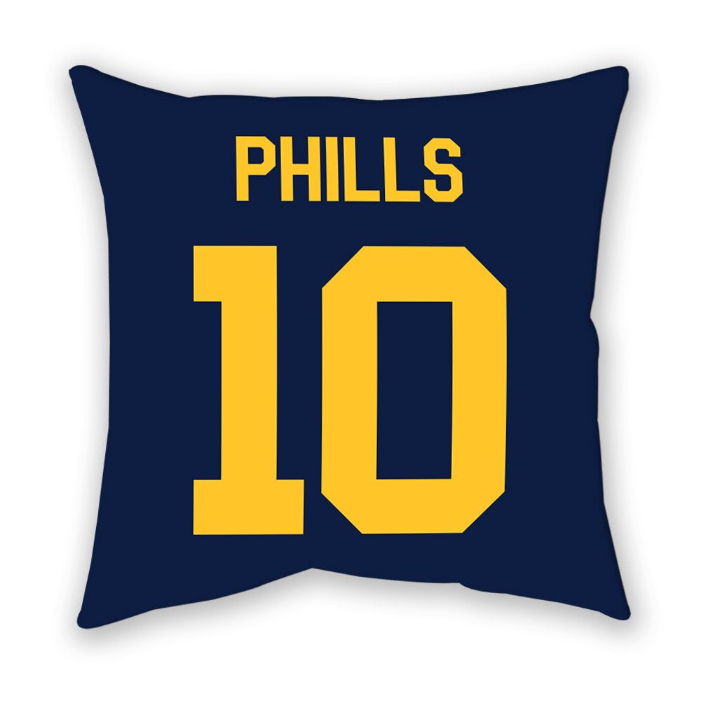 UC Berkeley - NCAA Women's Volleyball : Dominique Phills - Graphic Pillow-1
