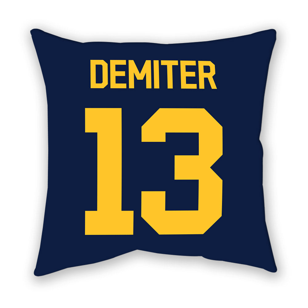 UC Berkeley - NCAA Beach Volleyball : Hannah Demiter - Graphic Pillow-1