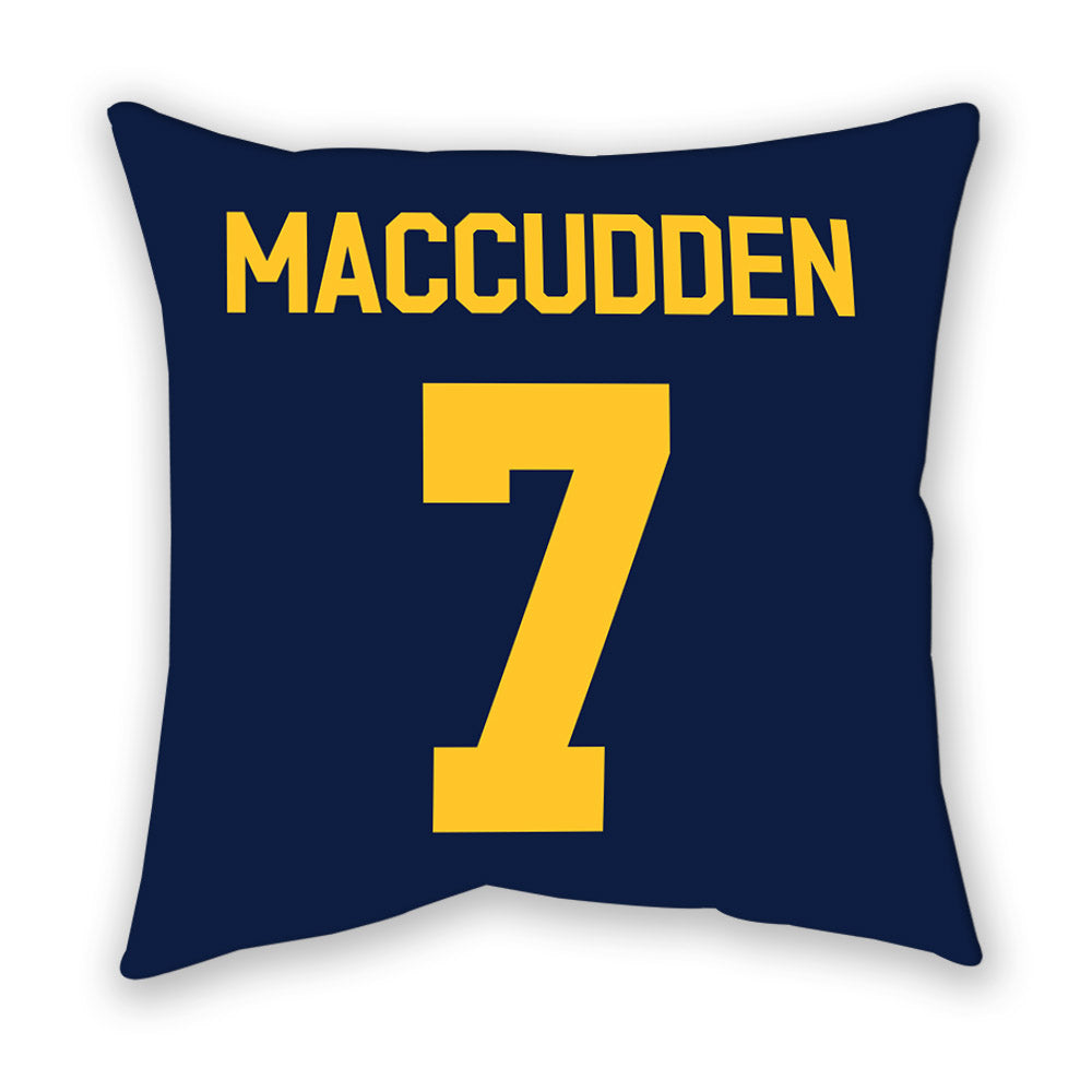 UC Berkeley - NCAA Women's Volleyball : Siena MacCudden - Graphic Pillow-1