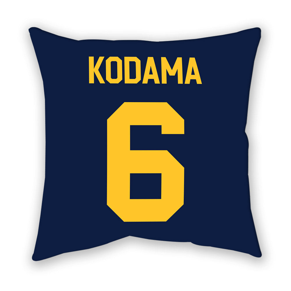 UC Berkeley - NCAA Baseball : Ethan Kodama - Graphic Pillow-1