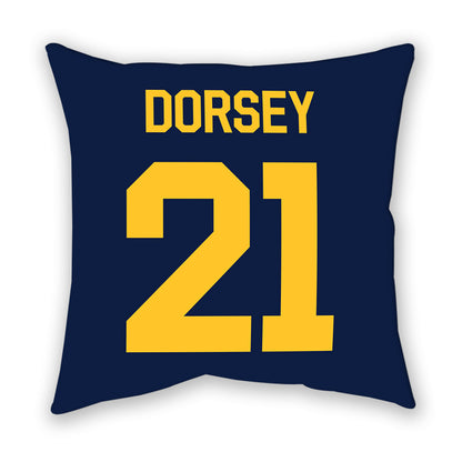 UC Berkeley - NCAA Men's Basketball : Nolan Dorsey - Graphic Pillow-1
