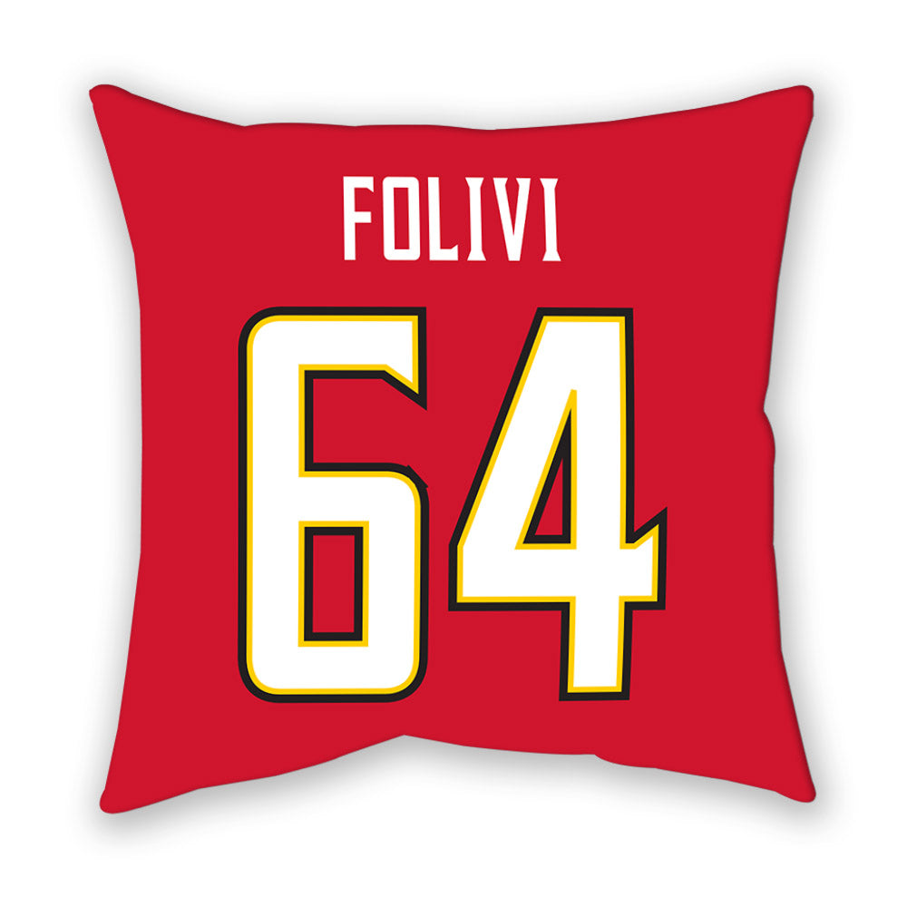 Maryland - NCAA Football : Aaron Folivi - Pillow-1
