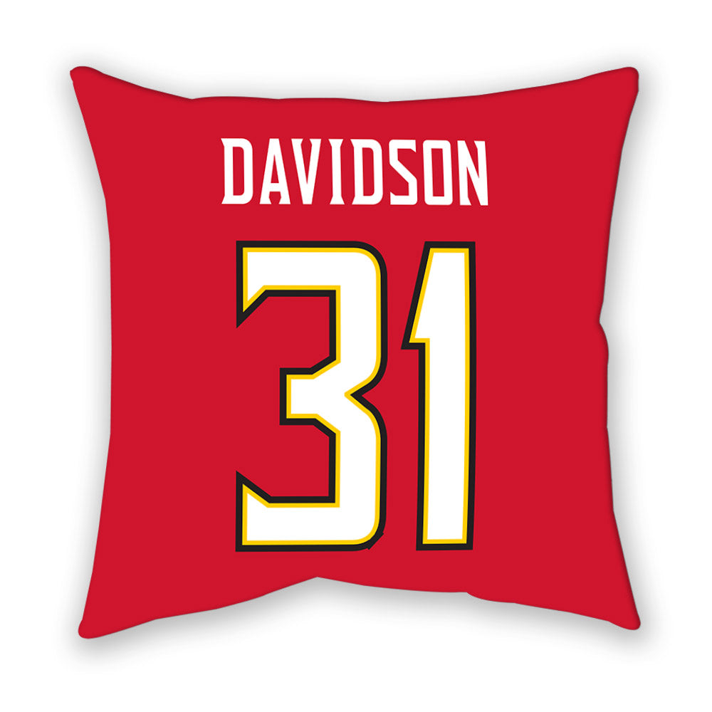 Maryland - NCAA Men's Lacrosse : Trace Davidson - Pillow-1