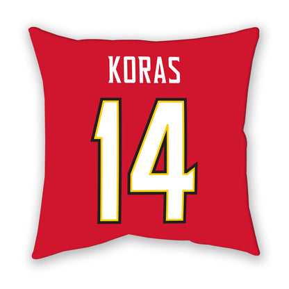 Maryland - NCAA Men's Lacrosse : Charlie Koras - Pillow-1