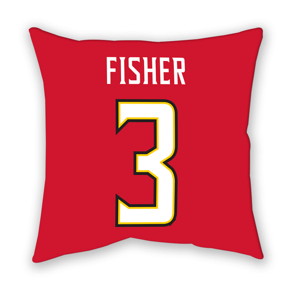 Maryland - NCAA Women's Basketball : Emily Fisher - Pillow-1
