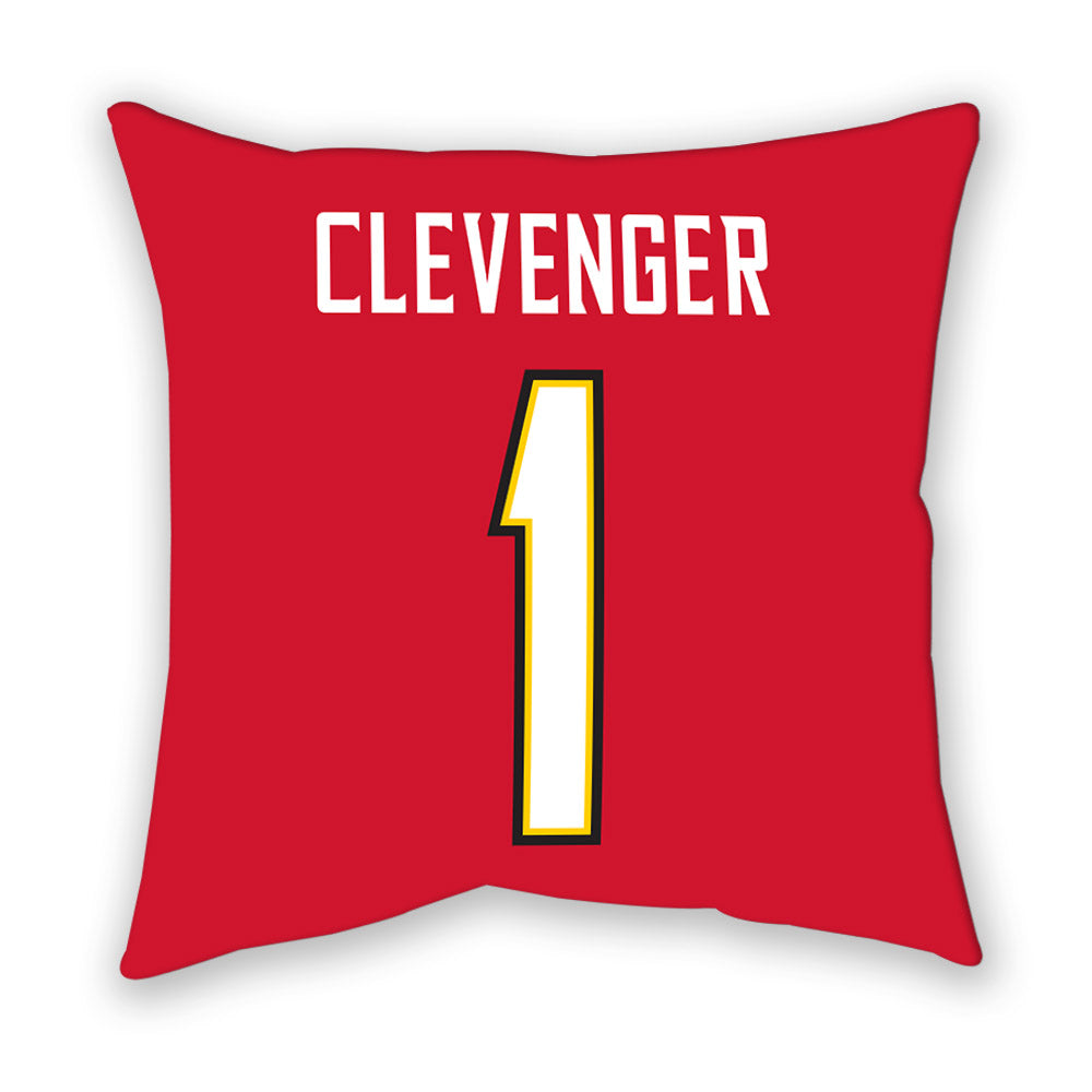 Maryland - NCAA Women's Lacrosse : Maisy Clevenger - Pillow-1