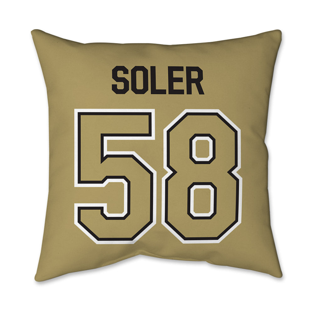 Central Florida - NCAA Baseball : Alan Soler - Graphic Pillow 16x16-1