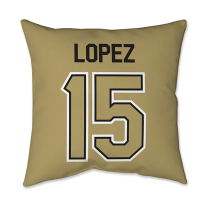 Central Florida - NCAA Softball : Yessenia Lopez - Graphic Pillow 16x16-1