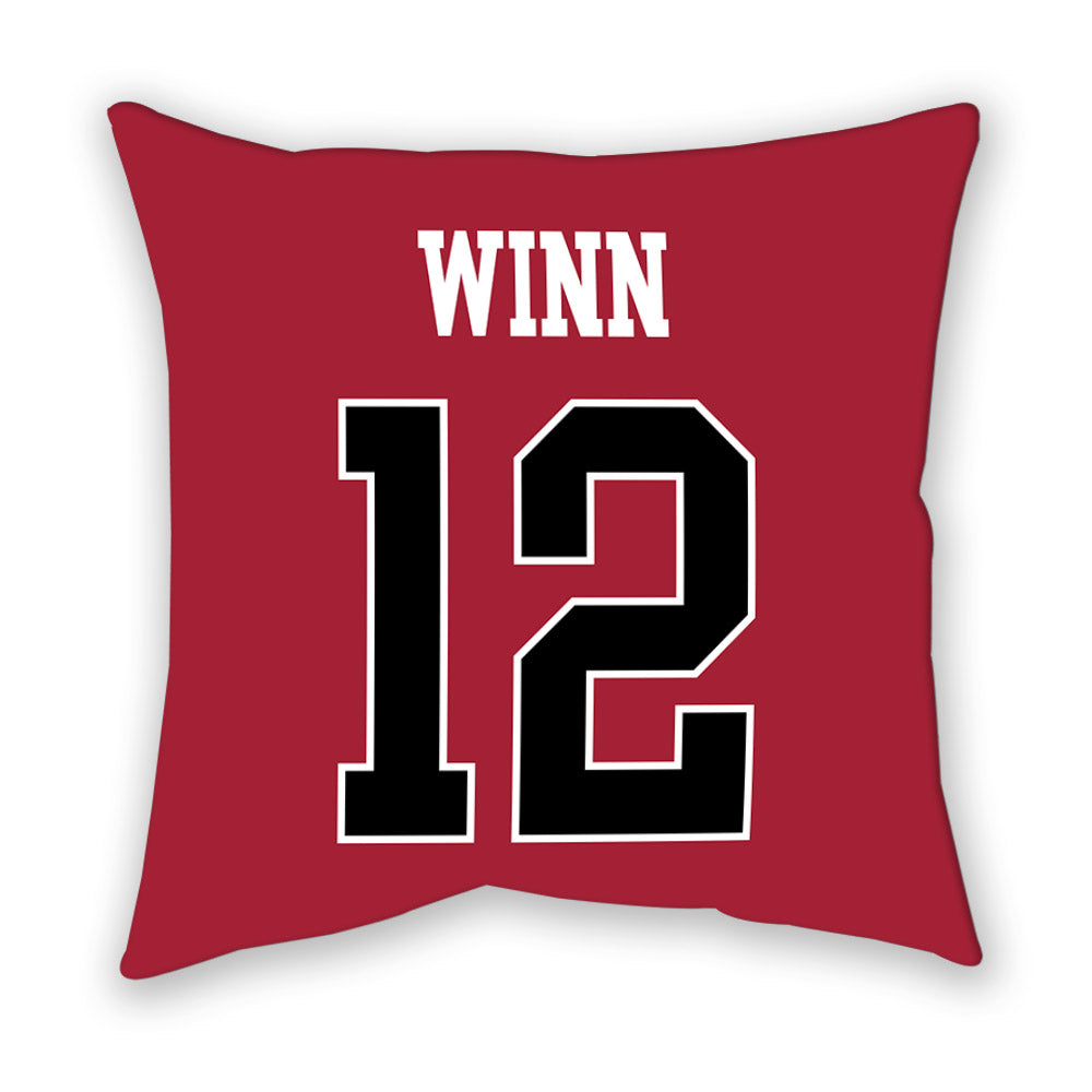 Stanford - NCAA Women's Soccer : Bella Winn - Pillow-1