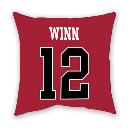 Stanford - NCAA Women's Soccer : Bella Winn - Pillow-1