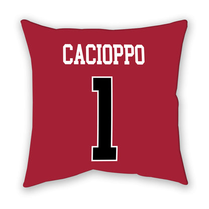 Stanford - NCAA Women's Lacrosse : Ruby Cacioppo - Pillow-1