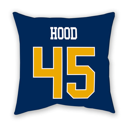 West Virginia - NCAA Football : Malachi Hood - Pillow-1