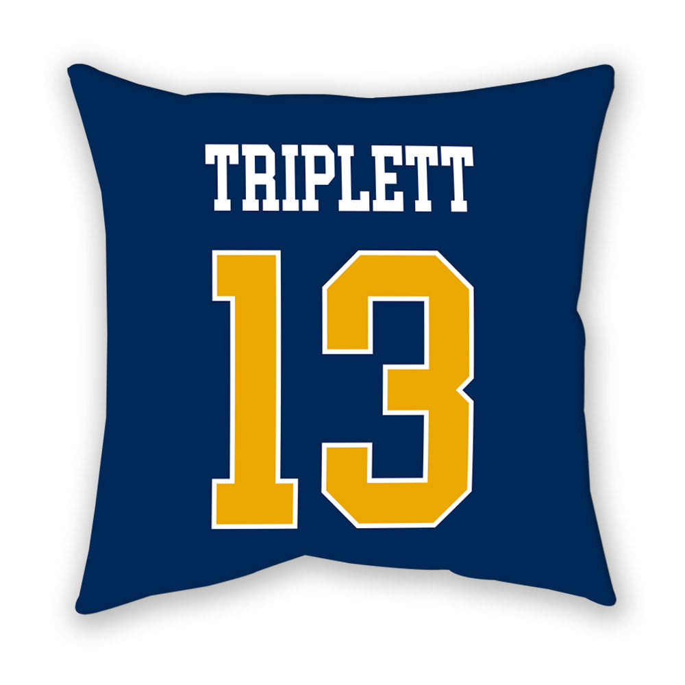 West Virginia - NCAA Football : Kedrick Triplett - Pillow-1