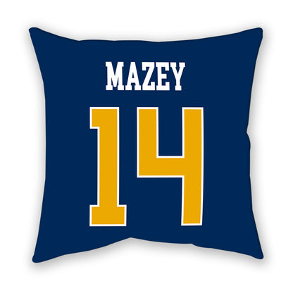 West Virginia - NCAA Baseball : Weston Mazey - Pillow-1