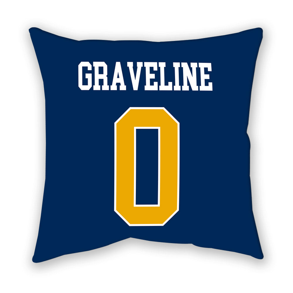 West Virginia - NCAA Baseball : Matthew Graveline - Pillow-1