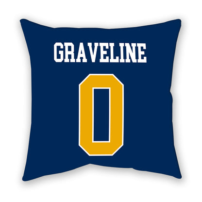 West Virginia - NCAA Baseball : Matthew Graveline - Pillow-1