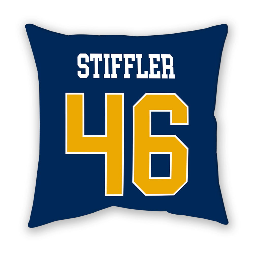 West Virginia - NCAA Baseball : Mac Stiffler - Pillow-1