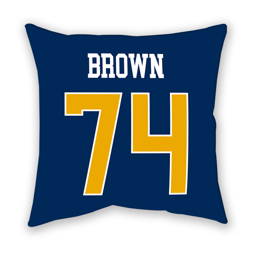 West Virginia - NCAA Football : Kevin Brown - Pillow-1