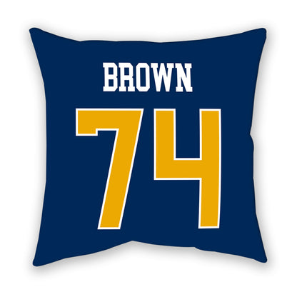 West Virginia - NCAA Football : Kevin Brown - Pillow-1