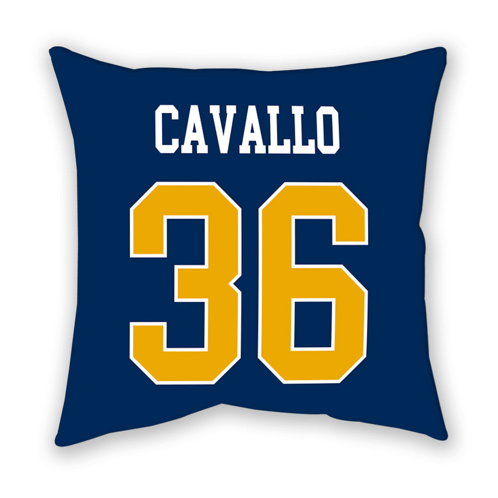 West Virginia - NCAA Baseball : Hudson Cavallo - Pillow-1