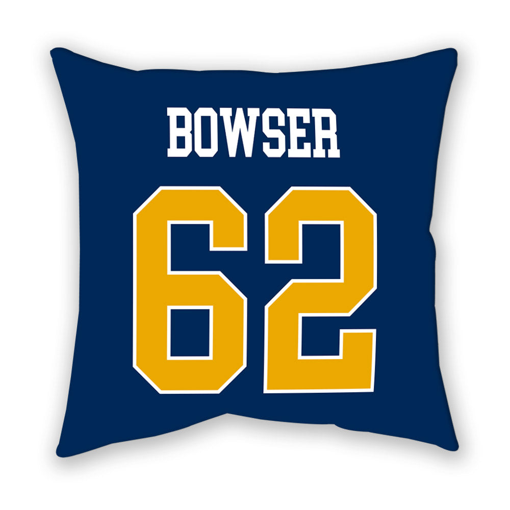 West Virginia - NCAA Football : Phillip Bowser - Pillow-1