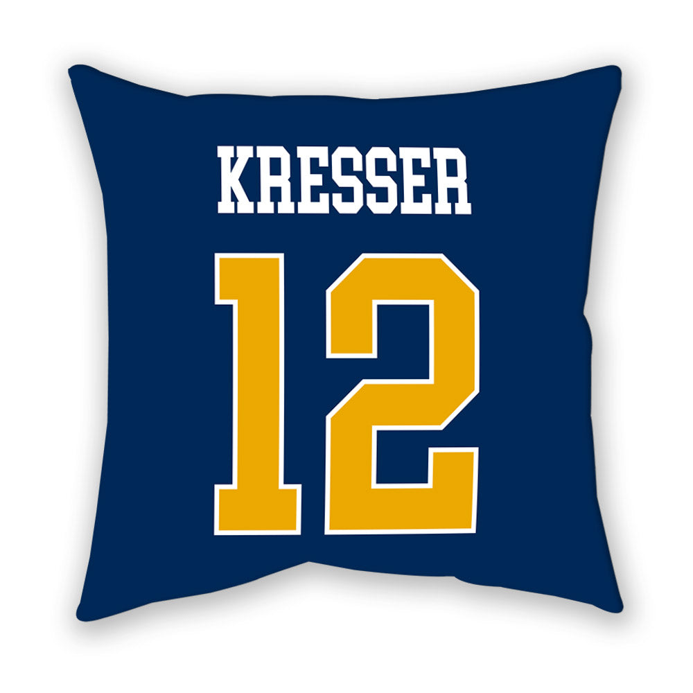 West Virginia - NCAA Baseball : Brodie Kresser - Pillow-1